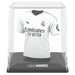Vue arrière de la figurine Modric montrant le dos du mini t-shirt Real Madrid et son étui