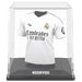 Vue latérale de la figurine mini t-shirt Rodrygo Real Madrid montrant la qualité des matériaux