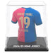 Vue latérale de la figurine mini t-shirt Lamine Yamal avec logo BANBO TOYS visible