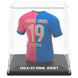 Vue latérale de la figurine mini t-shirt Lamine Yamal avec logo BANBO TOYS visible