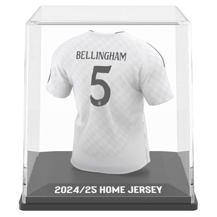 Vue latérale de la figurine mini t-shirt Bellingham en vinyle et plastique biodégradable