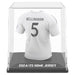 Vue latérale de la figurine mini t-shirt Bellingham en vinyle et plastique biodégradable