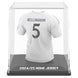 Vue latérale de la figurine mini t-shirt Bellingham en vinyle et plastique biodégradable