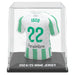 Vue latérale de la figurine mini t-shirt Real Betis Isco mettant en avant la qualité des matériaux