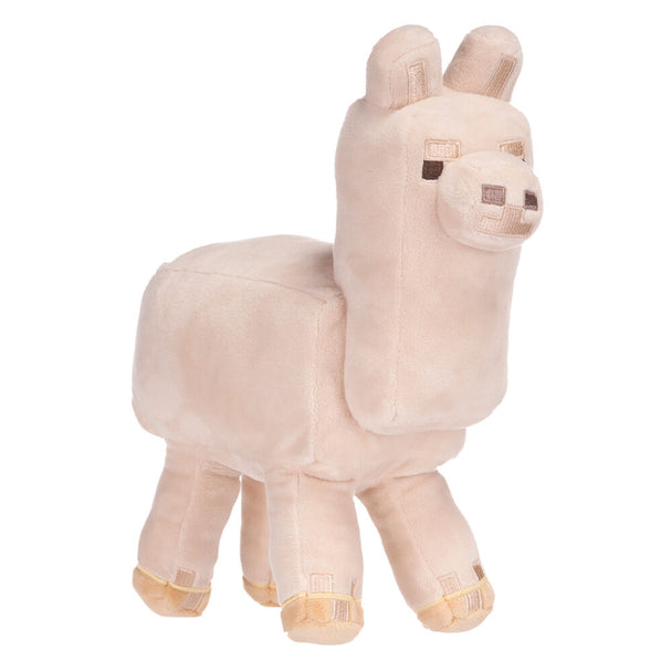 Peluche Minecraft Cals de 26cm en position assise, réalisée par PLAY BY PLAY avec détails fidèles au personnage du jeu.