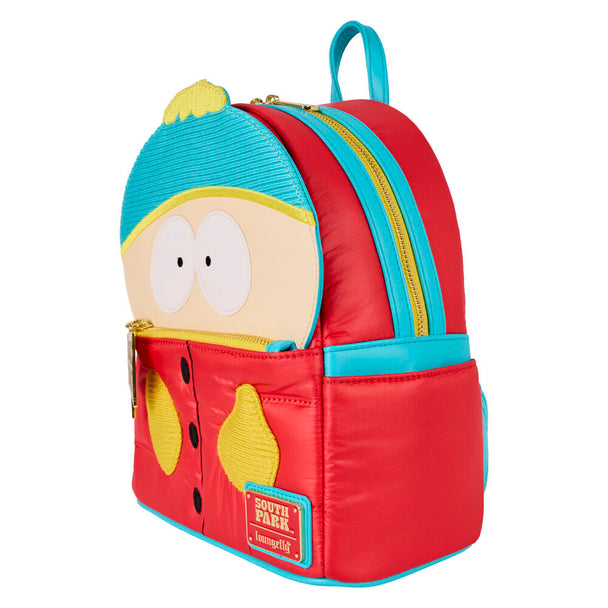 Zoom sur le logo officiel Loungefly sur le sac à dos Cartman South Park