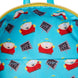 Vue latérale du sac à dos Cartman montrant la fermeture éclair et les poches