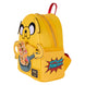 Sac à dos Loungefly Adventure Time Jake vu de face avec design coloré et détails précis