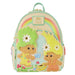 Sac à dos Loungefly Trolls Retro vue de face avec couleurs vives et motifs détaillés