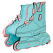 Détail de la bandoulière ajustable du sac Loungefly Barbie Skate pour un confort optimal
