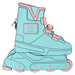 Photo du sac Loungefly Barbie Skate porté sur l'épaule, illustrant son style urbain tendance