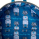 Photo du sac à dos Loungefly Marvel Fantastic 4 porté sur le dos d'un mannequin en extérieur