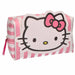 Trousse de maquillage Hello Kitty CERDÁ vue de face avec design rose et blanc