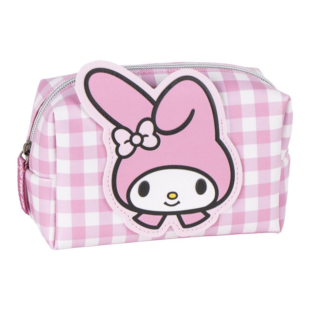 Vanity case Hello Kitty My Melody CERDÁ, dimensions 17x10x7cm, design coloré et compact.