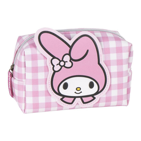 Vanity case Hello Kitty My Melody CERDÁ, dimensions 17x10x7cm, design coloré et compact.