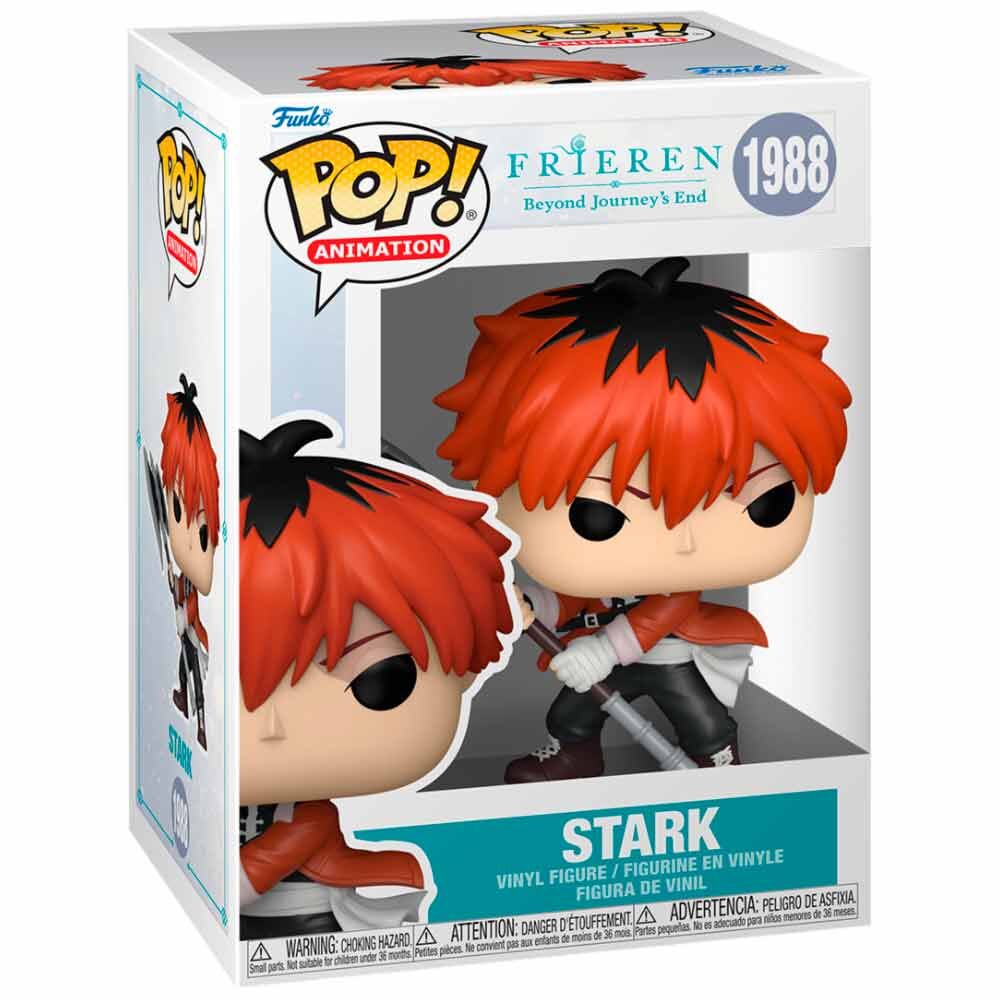 Figurine Funko POP Stark de 9 cm dans sa boîte cadeau, inspirée de Frieren Beyond Journey's End