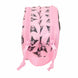 Trousse double Hello Kitty Kuromi ouverte montrant les deux compartiments spacieux et zippés