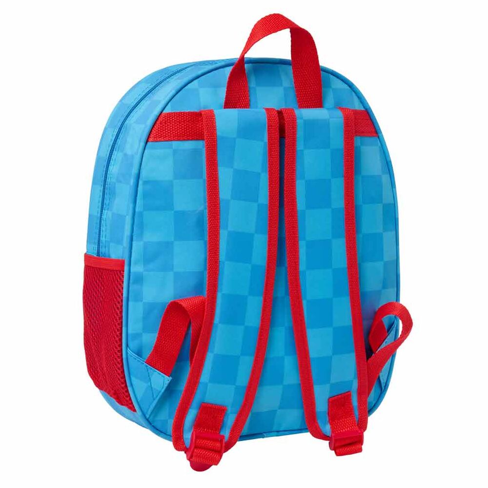 Sac à dos Disney Mickey 3D SAFTA de face avec design thermoformé en relief et couleurs vives