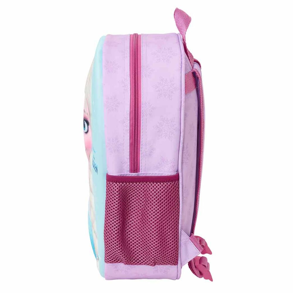 Sac à dos Disney Frozen avec design 3D thermoformé et couleurs vives sur fond blanc