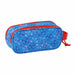 Intérieur de la trousse Marvel Spidey 3D montrant les deux compartiments séparés