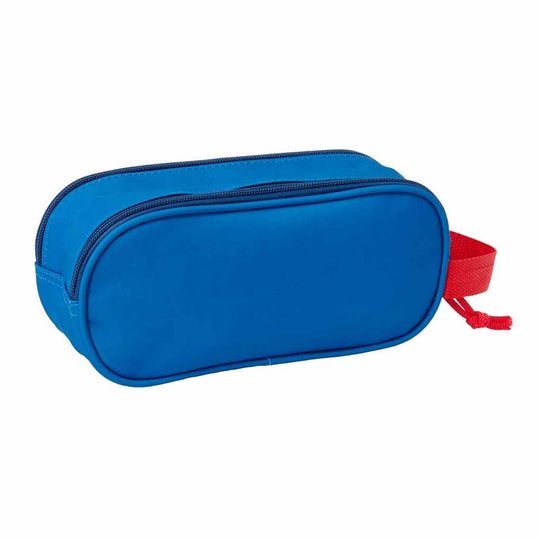 Trousse Superman 3D DC Comics vue de face avec logo emblématique en relief