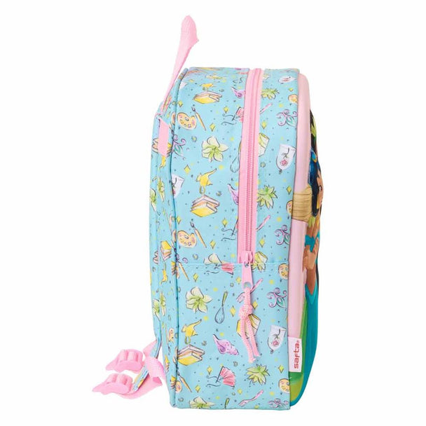 Sac à dos Disney Princess 3D coloré de 27 cm avec motifs princesses pour enfants en maternelle