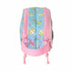 Vue latérale de la trousse Disney Princess 3D montrant l'espace intérieur et les fermetures éclair
