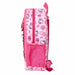 Détail de la poche latérale du sac à dos Hello Kitty 3D contenant une bouteille d'eau