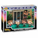 Figurine FUNKO POP Moments Deluxe représentant la scène de la course en hoverboard dans Retour vers le Futur, vue de face