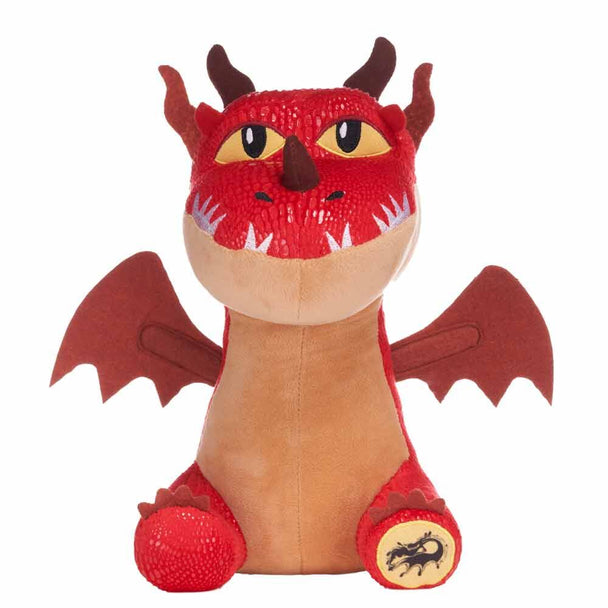 Peluche Stormfly de How to Train Your Dragon de 30 cm, aux couleurs vives et détails réalistes, vue de face.