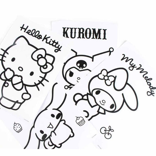 Gomme et règle Hello Kitty à colorier, accessoires pratiques et ludiques pour enfants