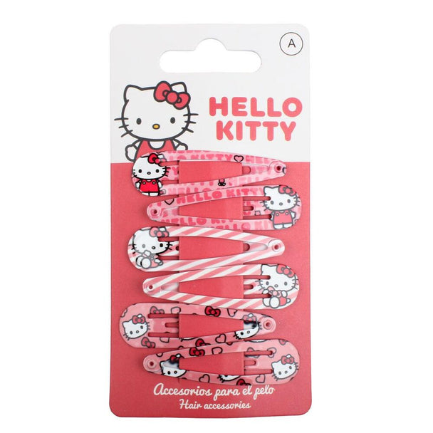 Pack de 6 fourchettes Hello Kitty CERDÁ pour enfants, colorées et ludiques.