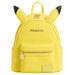 Vue avant du sac à dos Loungefly Pikachu Pokémon montrant le design coloré et les détails du visage de Pikachu
