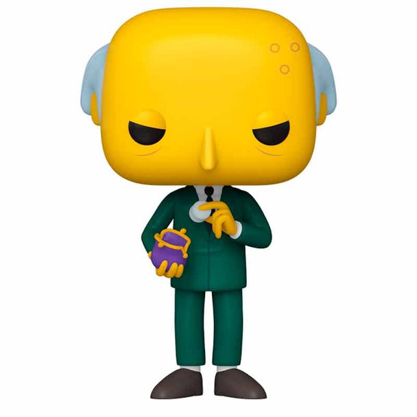 Figurine Funko POP Mr. Burns des Simpsons en vinyle de 9 cm dans sa boîte cadeau officielle