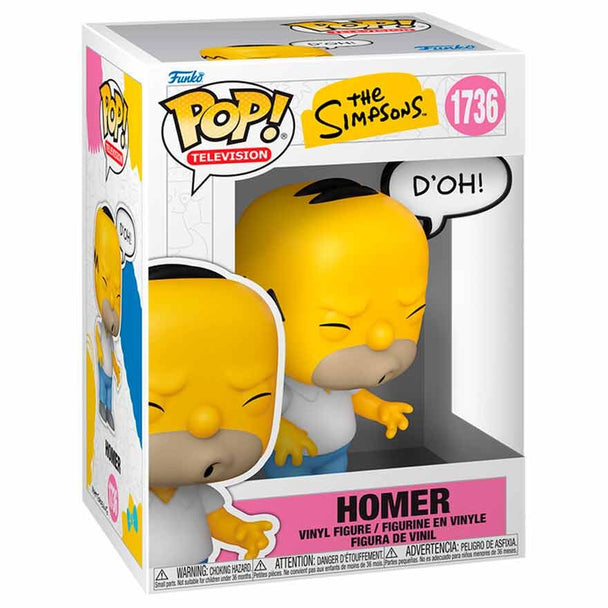 Boîte cadeau officielle Funko POP contenant la figurine Homer Simpson de 9 cm
