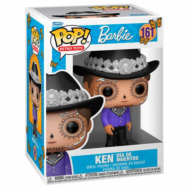 Figurine Funko POP Barbie Ken Day of the Dead de 9 cm dans sa boîte cadeau colorée