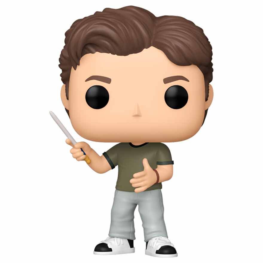 Détail de la figurine Funko POP Max Russo avec ses couleurs vives et son design fidèle au personnage Disney