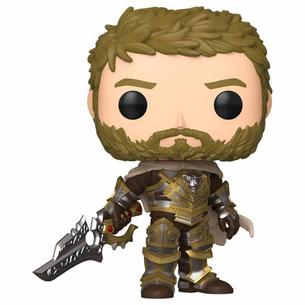 Figurine Funko POP Anduin de World of Warcraft en vinyle, vue de face dans sa boîte cadeau