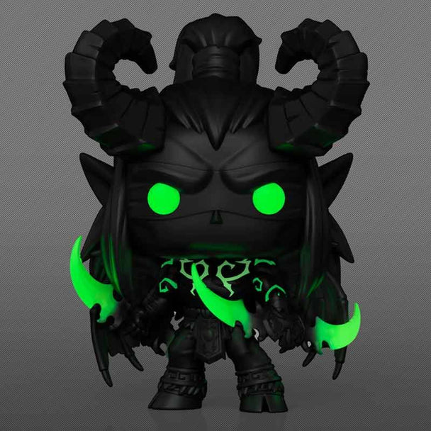 Figurine Funko POP Illidan Chase de World of Warcraft en vinyle de 9 cm dans sa boîte cadeau