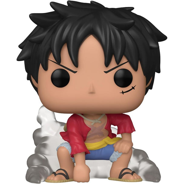Figurine Funko POP de Luffy Gear Two exclusive en vinyle de 9cm dans sa boîte cadeau officielle
