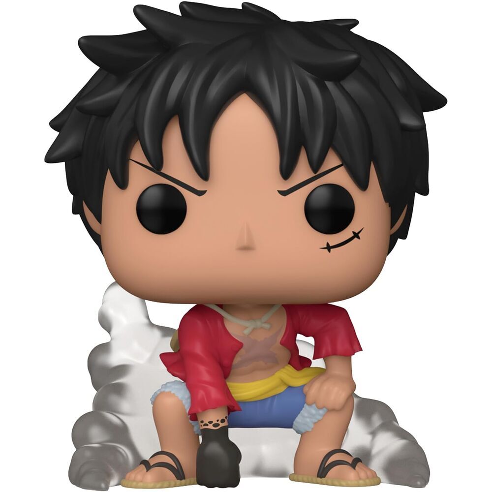 Figurine Funko POP Luffy Gear Two exclusive Chase de 9 cm en vinyle avec détails précis
