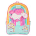 Sac à dos Loungefly Minions Licorne Fluffy vue de face avec détails colorés et texture douce