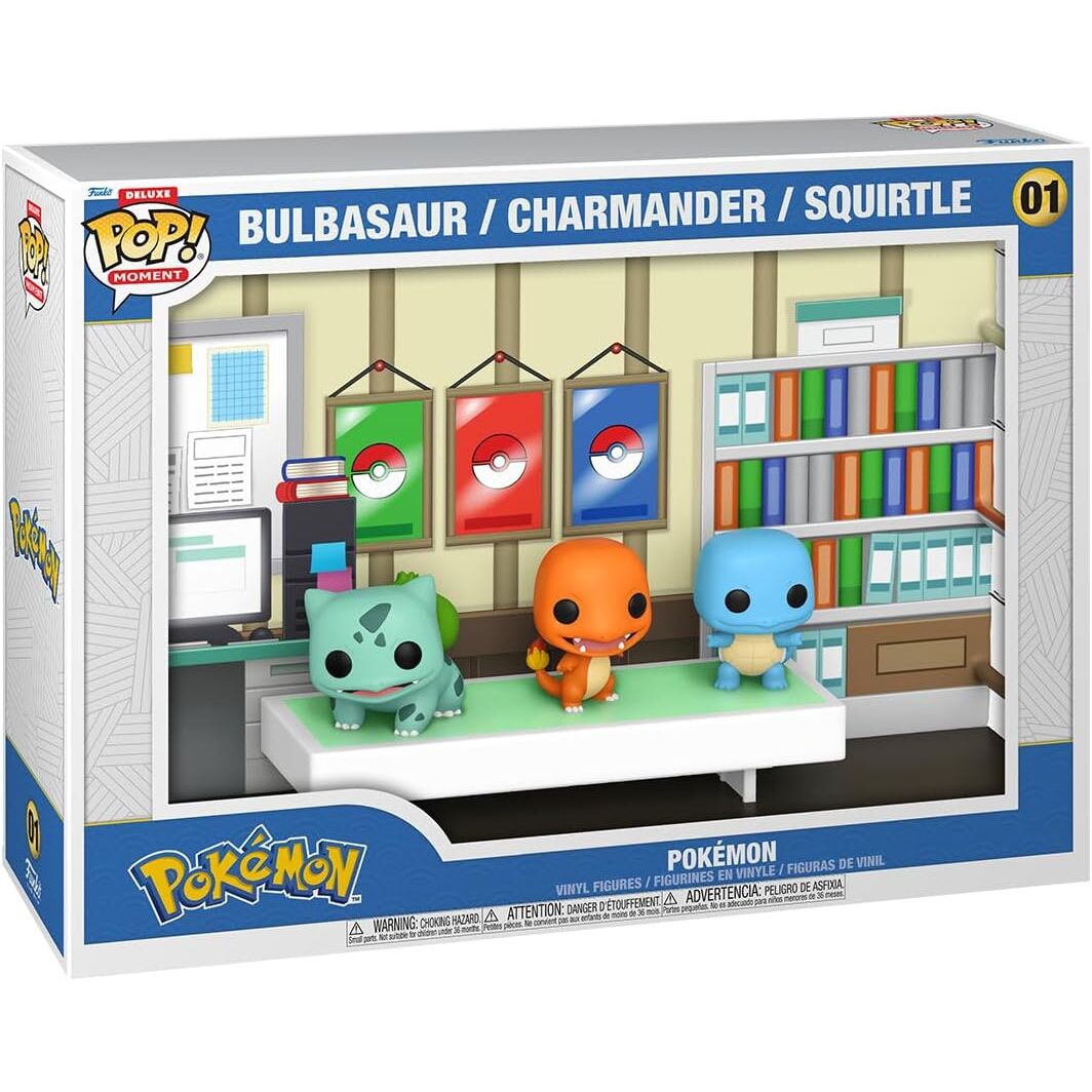Figurine POP Deluxe Bulbasaur de la collection Pokémon 1996 par FUNKO, vue de face avec détails précis