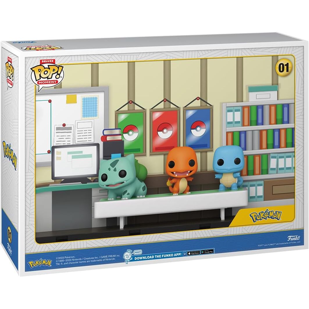 Figurine POP Deluxe Squirtle de la collection Pokémon 1996 par FUNKO, affichant un design fidèle et soigné