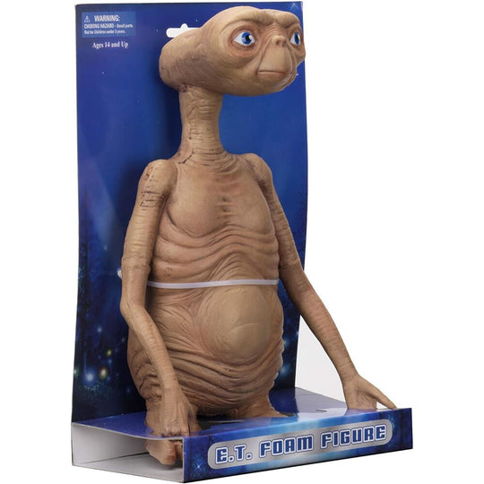 Emballage original de la figurine E.T. The Extraterrestrial NECA édition limitée avec logo et dimensions
