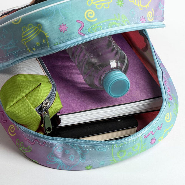 Sac à dos 3D Gabbys Dolls House CERDÁ vue de face avec design coloré et dimensions 31cm