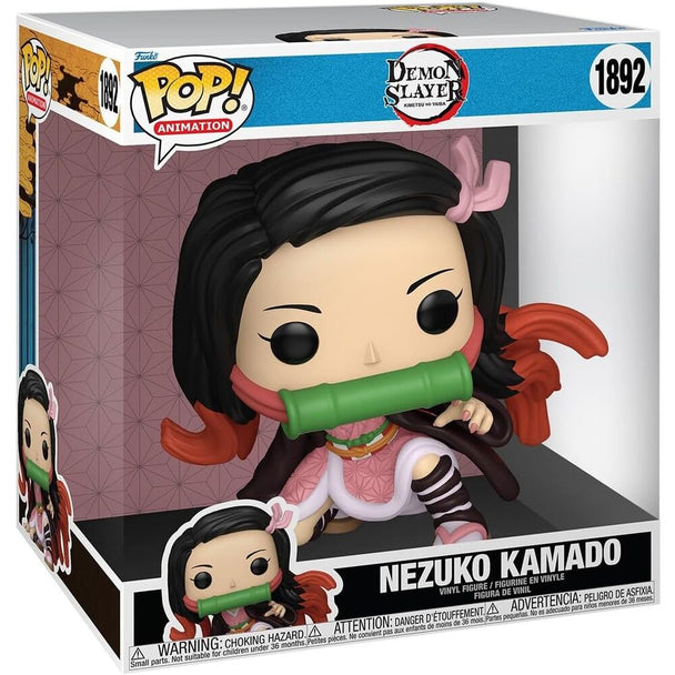 Boîte cadeau de la figurine Funko POP Jumbo Nezuko Kamado Demon Slayer, idéale pour collection et exposition