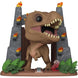 Figurine Funko POP Deluxe Tyrannosaurus Rex Jurassic Park en vinyle, 13cm, présentée dans sa boîte cadeau exclusive.