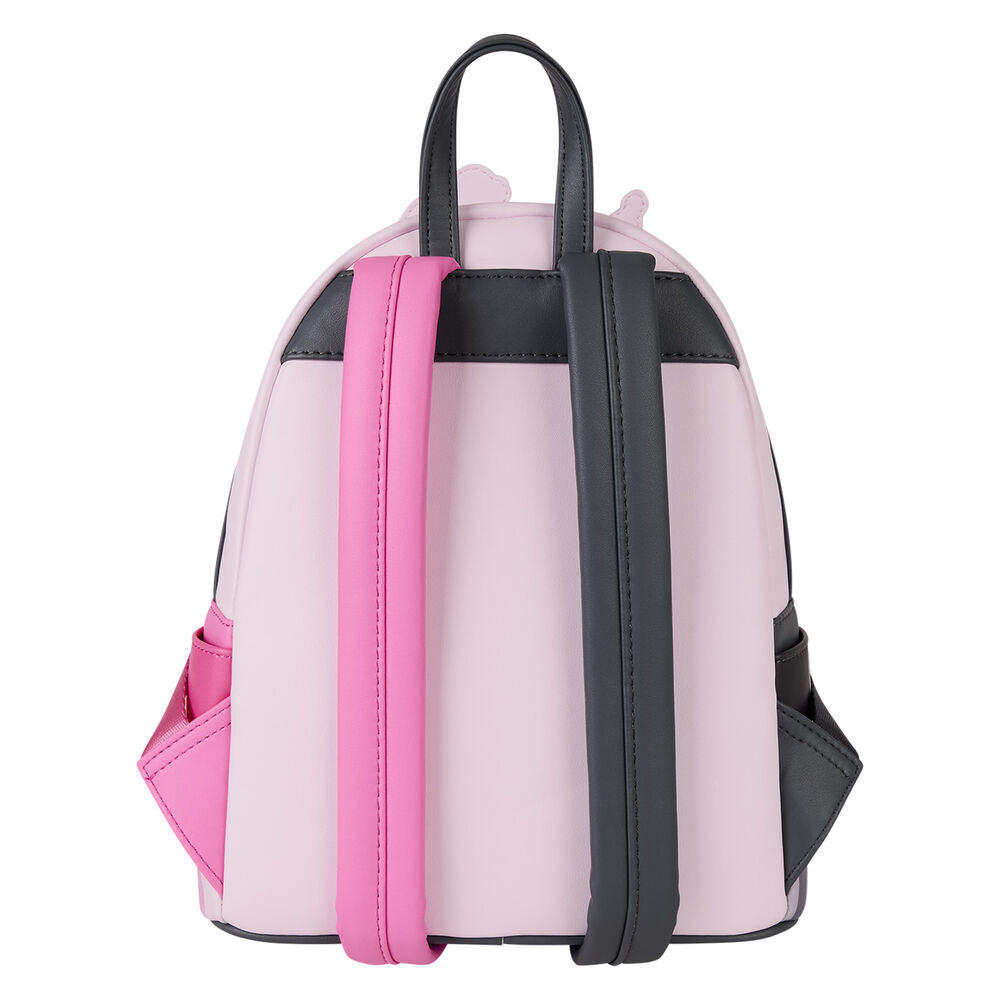 Intérieur spacieux du sac à dos Loungefly Sanrio My Melody et Kuromi montrant les compartiments pratiques
