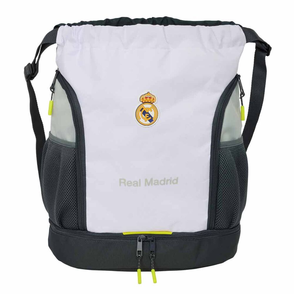 Sac à dos Real Madrid 25/26 de 43cm vue de face avec logo officiel SAFTA